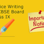 Notice Writing Format for Educational Tour To Charity Show Class 9th IX CBSE Board