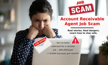 Warning: “Account Receivable Agent Job Scam” Targeting Freelancers in 2025