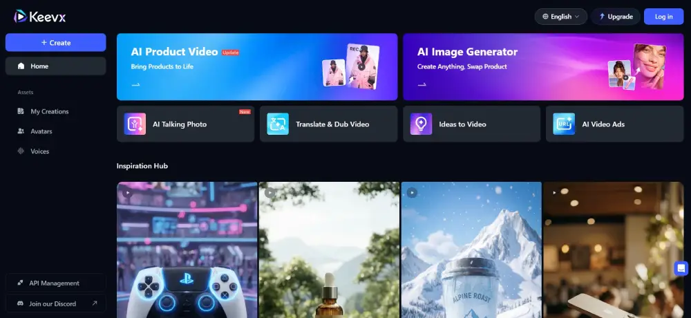 Keevx Dashboard New